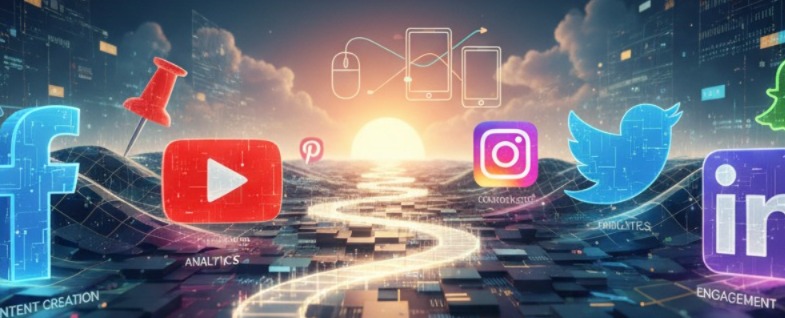 social media marketing smm facebook instagram linkedin x youtube